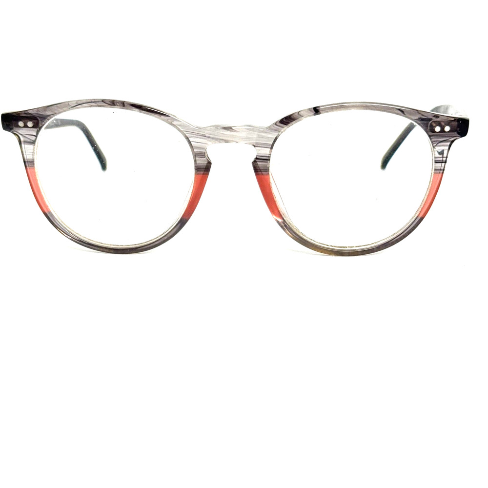 Eyebuydirect Kyoto Gray Multicolor Round Eyeglasses Frames 48-21-140‎ H16396